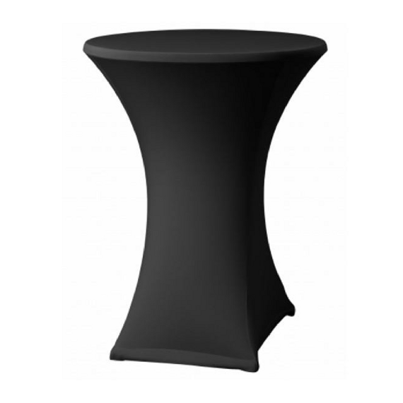 Bistro stůl kulatý ⌀ 80 cm + stretch ubrus